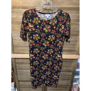 LulaRoe Tropical Floral Print T-Shirt Dress Women’s Size Small